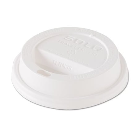 Dart Traveler Dome Hot Cup Lid, Fits 8oz Cups, White, 10PK TL38R2